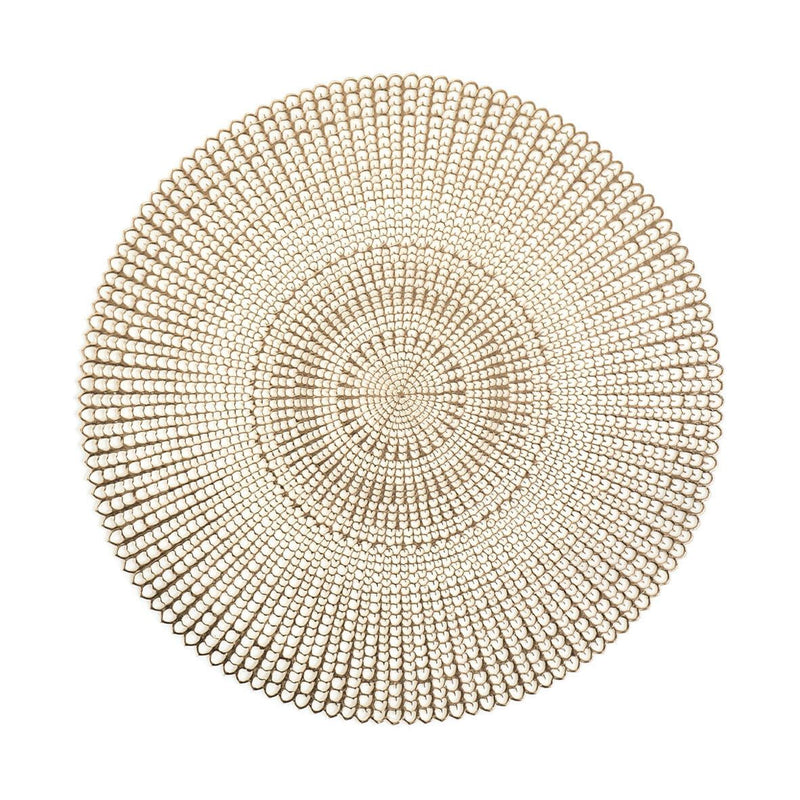 Zeller Platzset rund gold 41cm