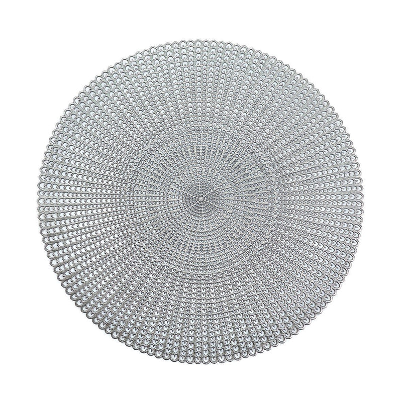 Zeller Platzset rund silber