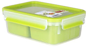 emsa Lunchbox CLIP & GO 5.8 cm hoch 0,55 l transparent/grün