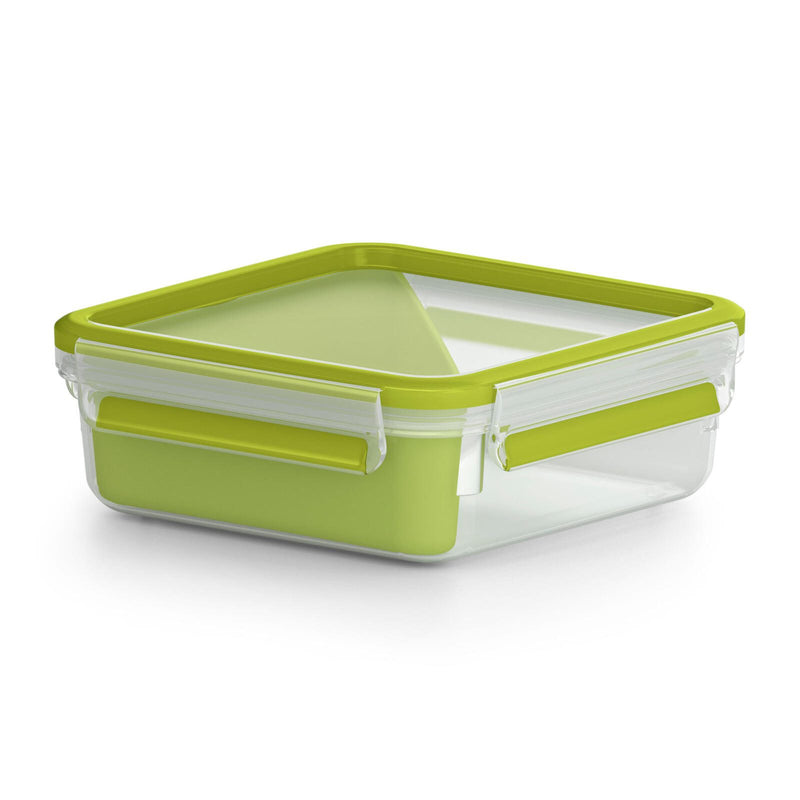 emsa Lunchbox CLIP & GO 5.8 cm hoch 0,85 l transparent/grün