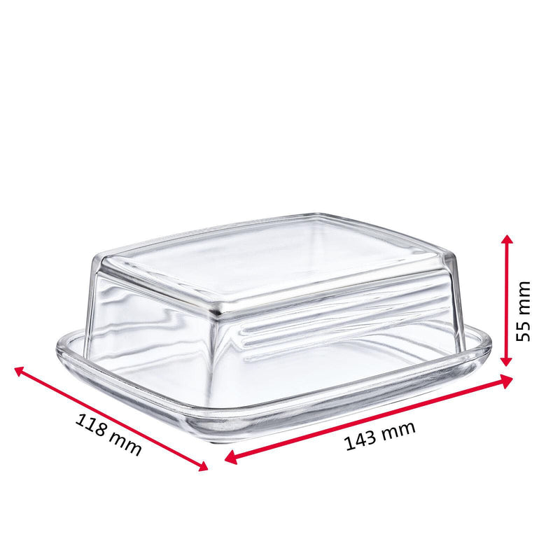WESTMARK Butterdose 5.5 cm hoch transparent