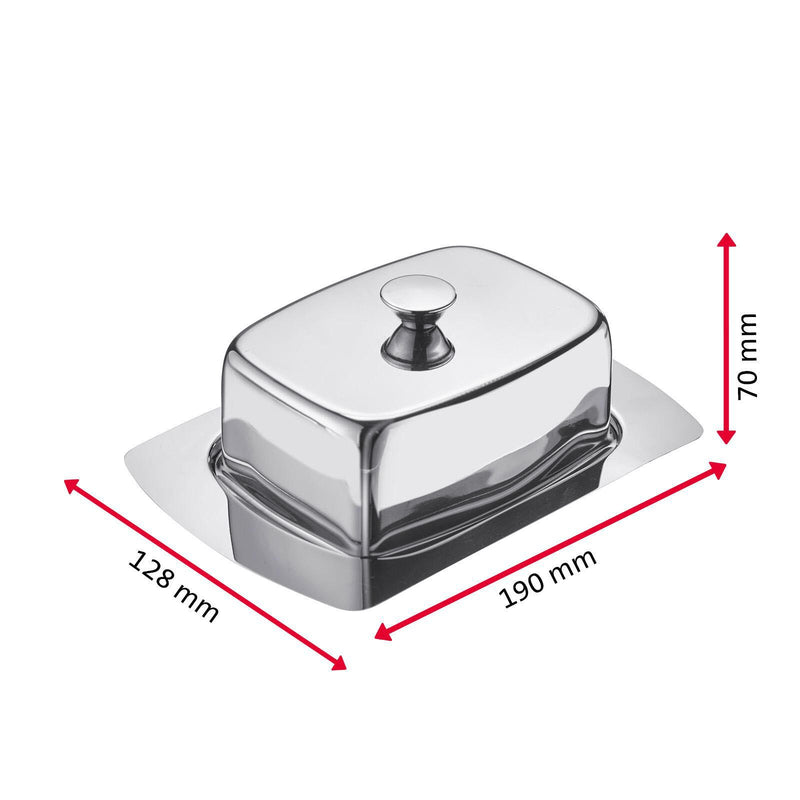 WESTMARK Butterdose 7 cm hoch silber