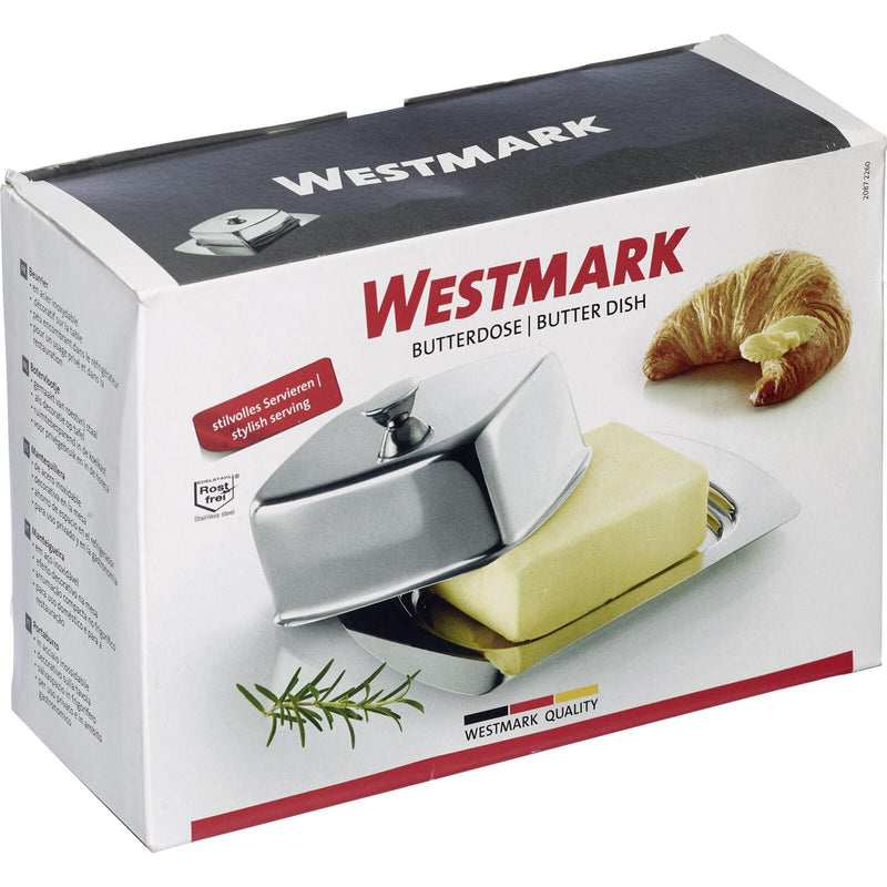 WESTMARK Butterdose 7 cm hoch silber