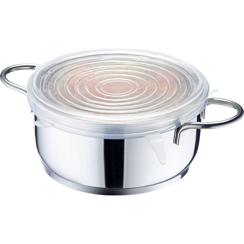 WESTMARK Frischhaltedeckel-Set Silikon transparent