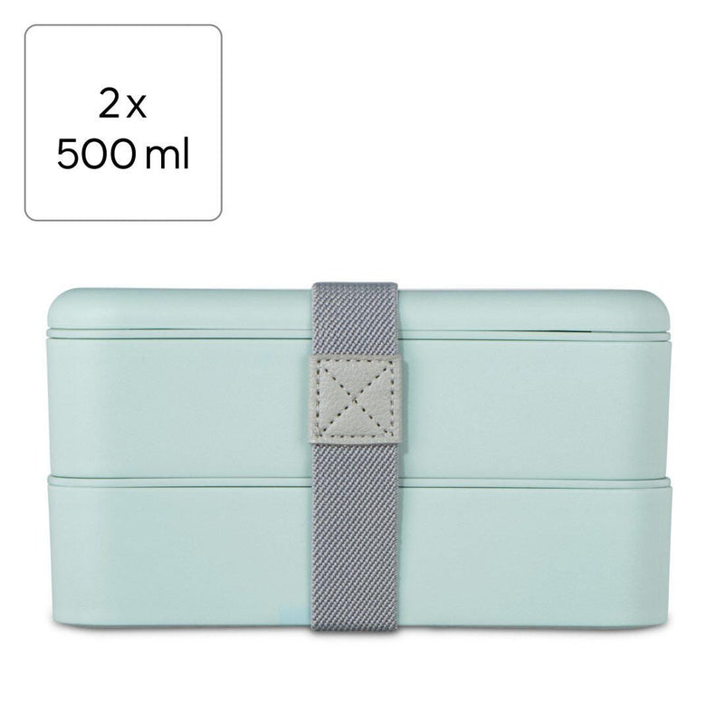 xavax® Lunchbox 4.4 cm hoch 500,0 ml pastellblau, grau