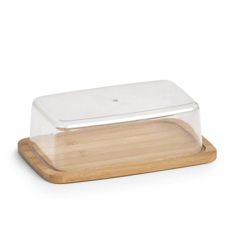 Zeller Butterdose 6 cm hoch transparent