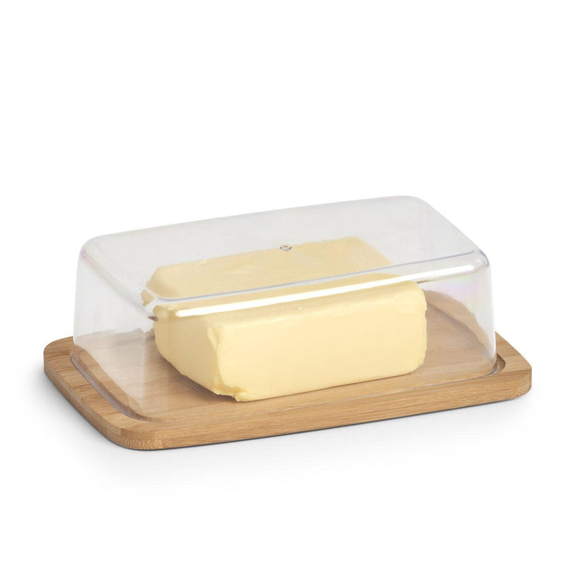 Zeller Butterdose 6 cm hoch transparent