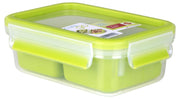 emsa Lunchbox CLIP & GO 7 cm hoch 1,0 l transparent/grün