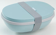 MEPAL Lunchbox Ellipse duo 7.5 cm hoch 825 + 600 ml nordic green