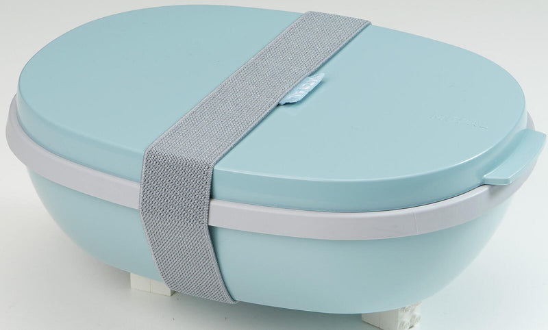 MEPAL Lunchbox Ellipse duo 7.5 cm hoch 825 + 600 ml nordic green