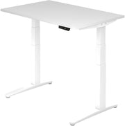 HAMMERBACHER elektrisch höhenverstellbarer Schreibtisch VXBHM12/W/WW weiß