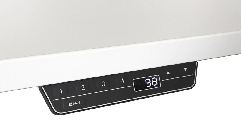 HAMMERBACHER elektrisch höhenverstellbarer Schreibtisch VXBHM16/5/SS lichtgrau