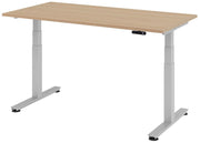 HAMMERBACHER elektrisch höhenverstellbarer Schreibtisch VXDSM16/E/S eiche