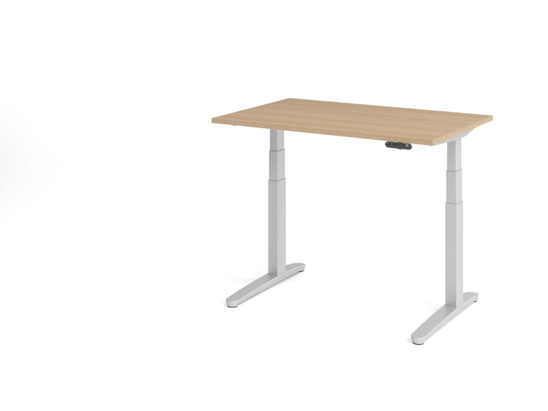 HAMMERBACHER elektrisch höhenverstellbarer Schreibtisch VXBHM12/E/SS eiche