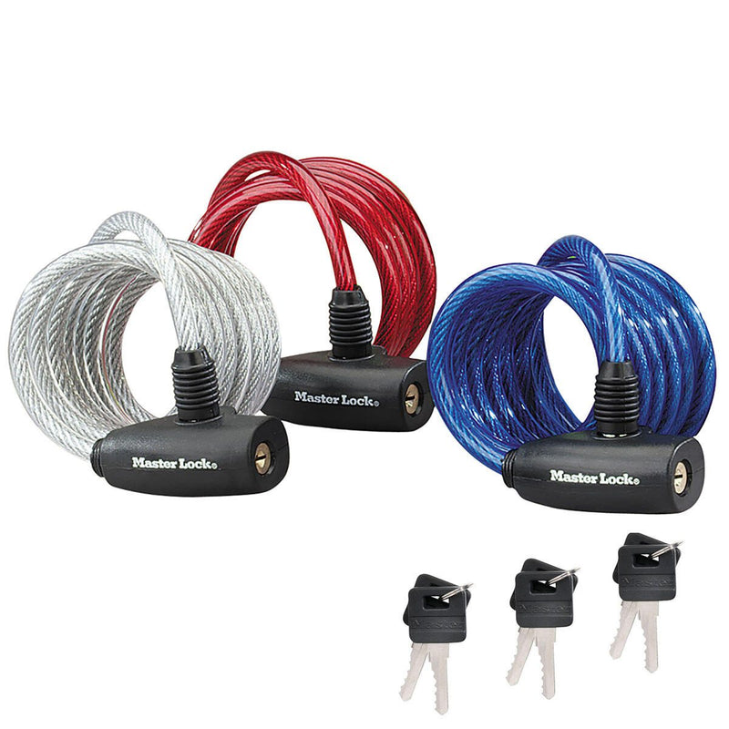 Master Lock® Fahrradschloss 1.8 m mehrfarbig
