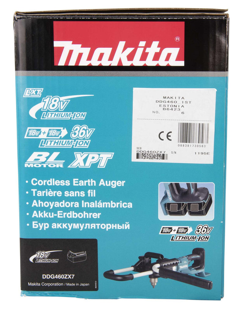 makita Akku-Erdbohrer DDG460ZX7