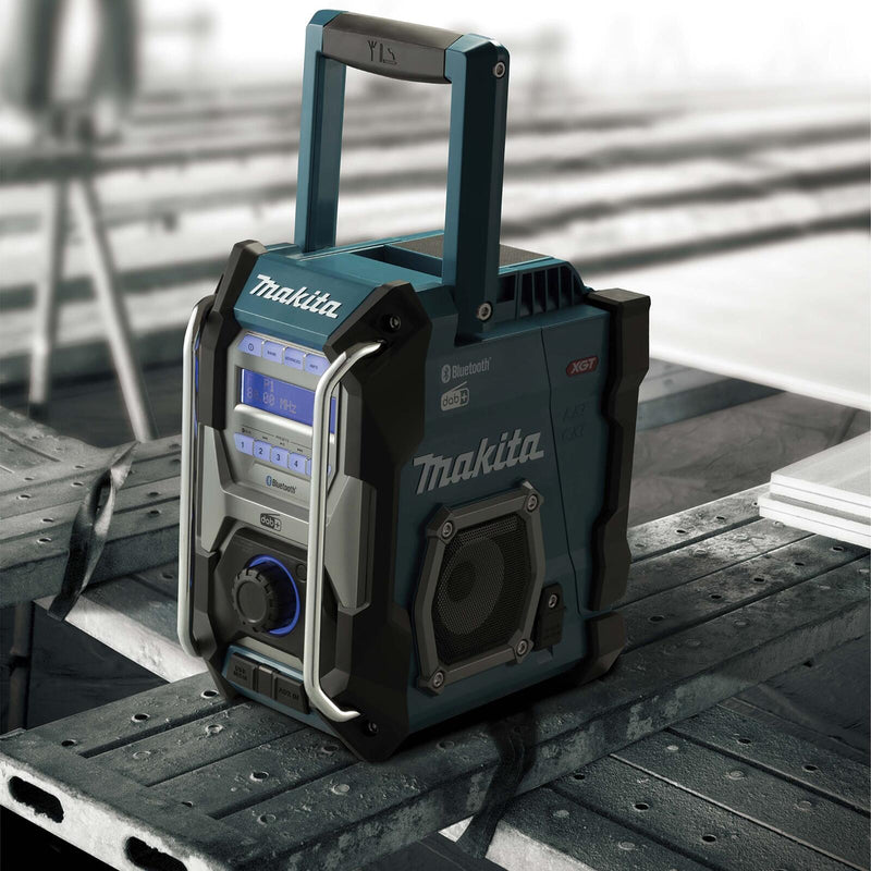 makita MR004GZ Baustellenradio blau, schwarz