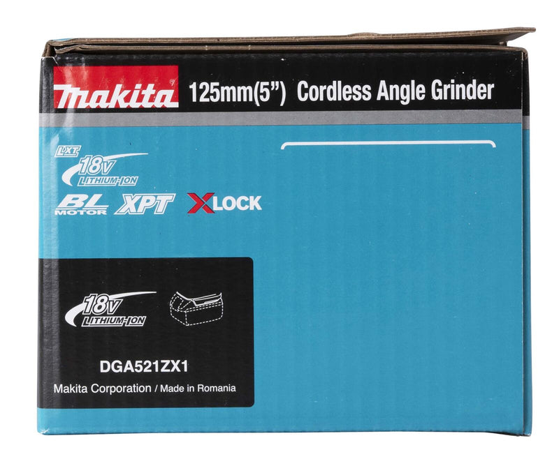 makita Akku-Winkelschleifer DGA521ZX1