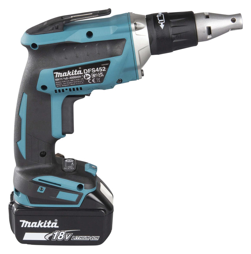 makita Akku-Schnellbauschrauber-Set DFS452RTJ