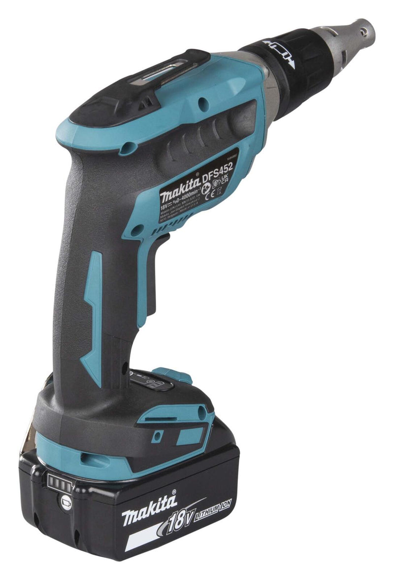makita Akku-Schnellbauschrauber-Set DFS452RTJ
