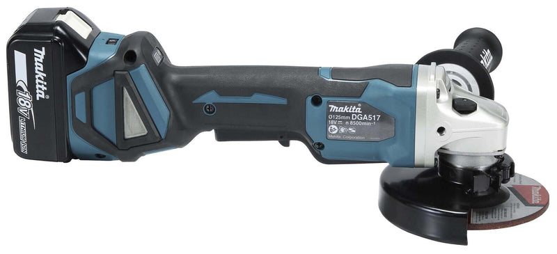 makita Akku-Winkelschleifer DGA517RTJ