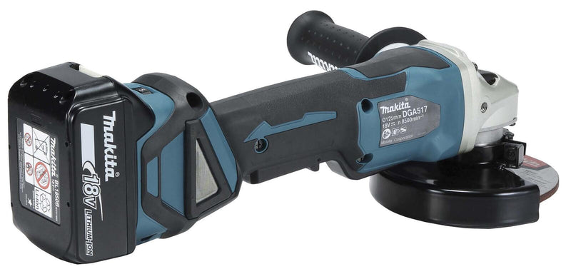 makita Akku-Winkelschleifer DGA517RTJ