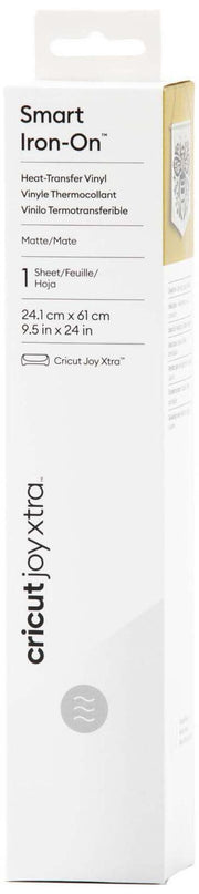 Cricut Aufbügelfolie 24.1 cm x 60.9 cm weiß matt