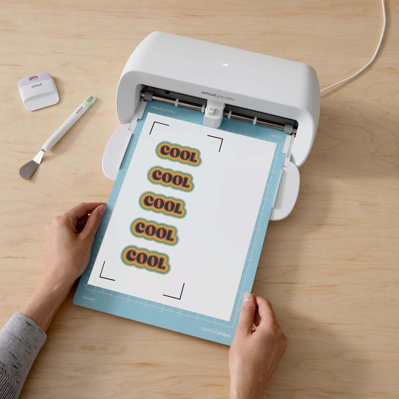 Cricut bedruckbare Aufkleberfolie für Schneideplotter 21 cm x 29.7 cm weiß