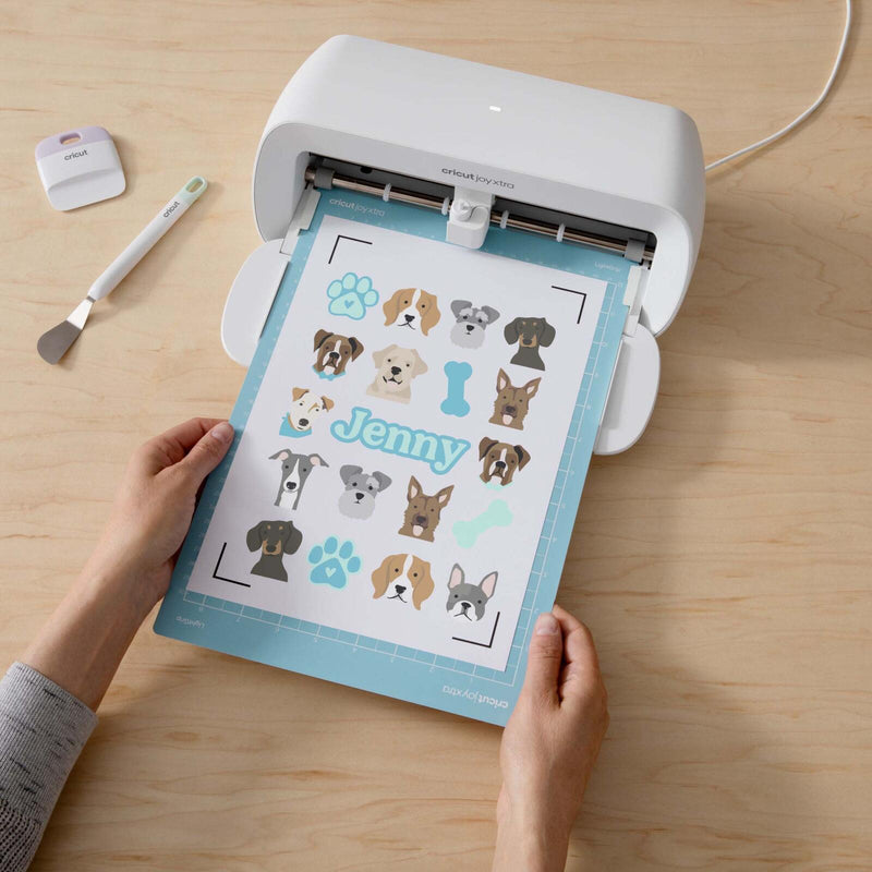 Cricut bedruckbare Aufkleberfolie für Schneideplotter weiß