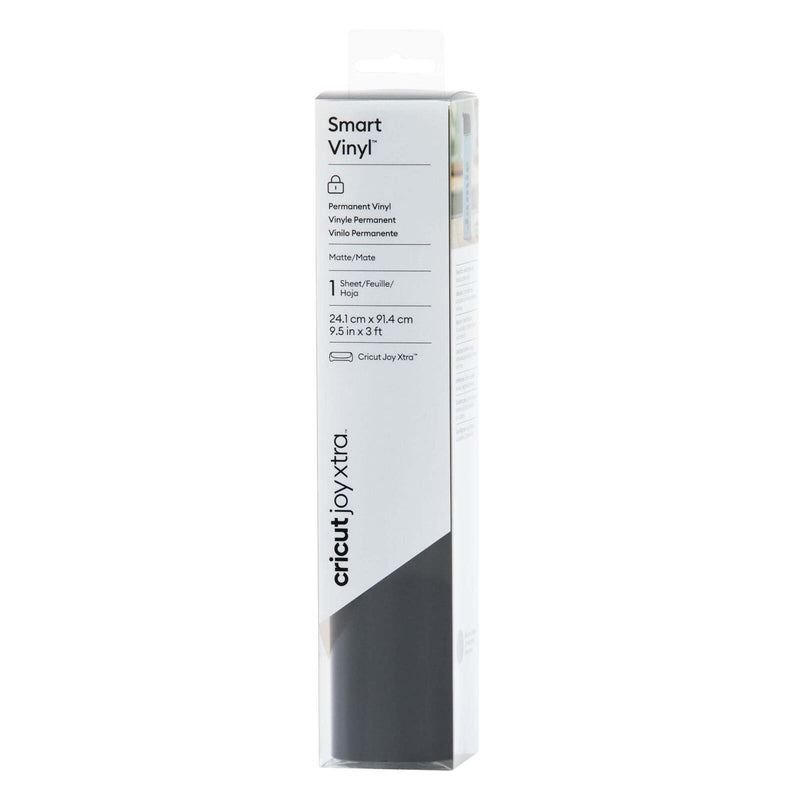 Cricut Vinylfolie permanent 24.1 cm x 91.4 cm schwarz matt