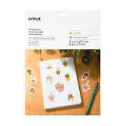 Cricut bedruckbare Aufkleberfolie für Schneideplotter 21 cm x 29.7 cm gold