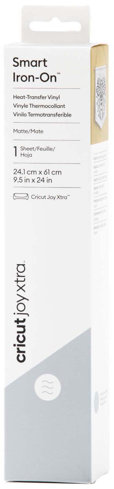 Cricut Aufbügelfolie 24.1 cm x 60.9 cm silber matt
