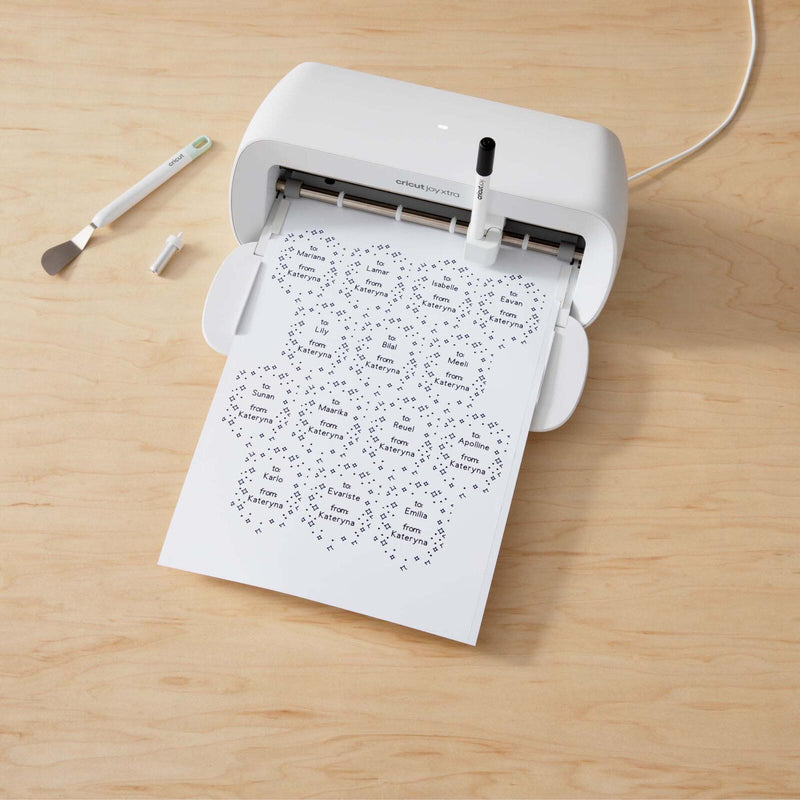 Cricut beschreibbare Vinylfolie wiederablösbar 24.1 cm x 33 cm weiß