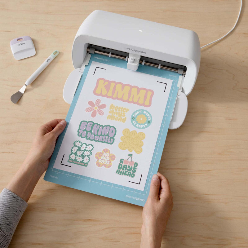 Cricut bedruckbares Aufkleberpapier für Schneideplotter 21 cm x 29.7 cm weiß