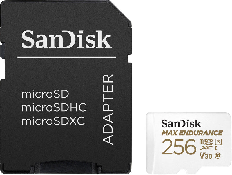 SanDisk Max Endurance microSDXC Speicherkarte 256GB + SD Adapter