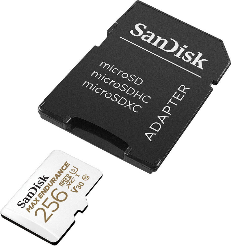 SanDisk Max Endurance microSDXC Speicherkarte 256GB + SD Adapter