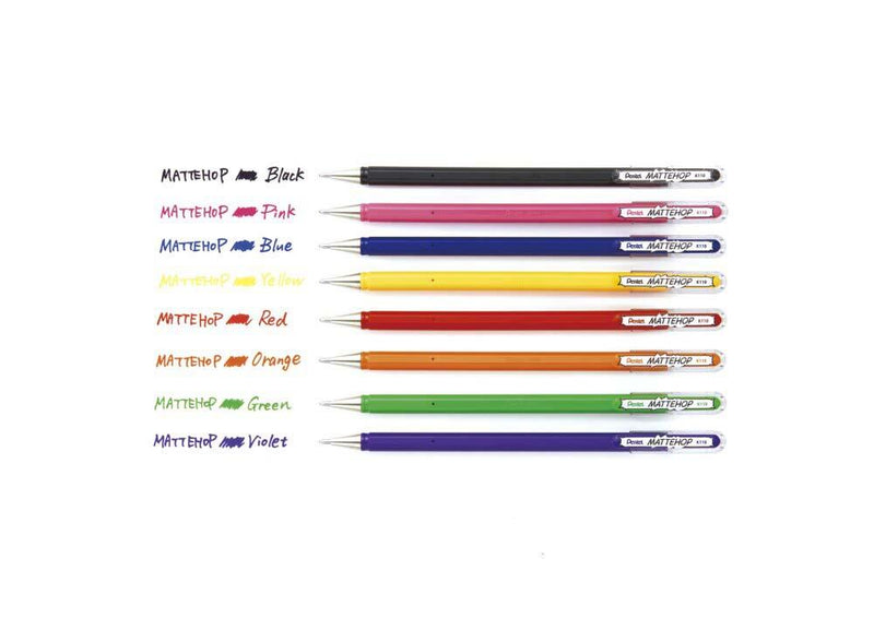 Pentel Mattehop Gelschreiber 0.5 mm, Schreibfarbe: Lila