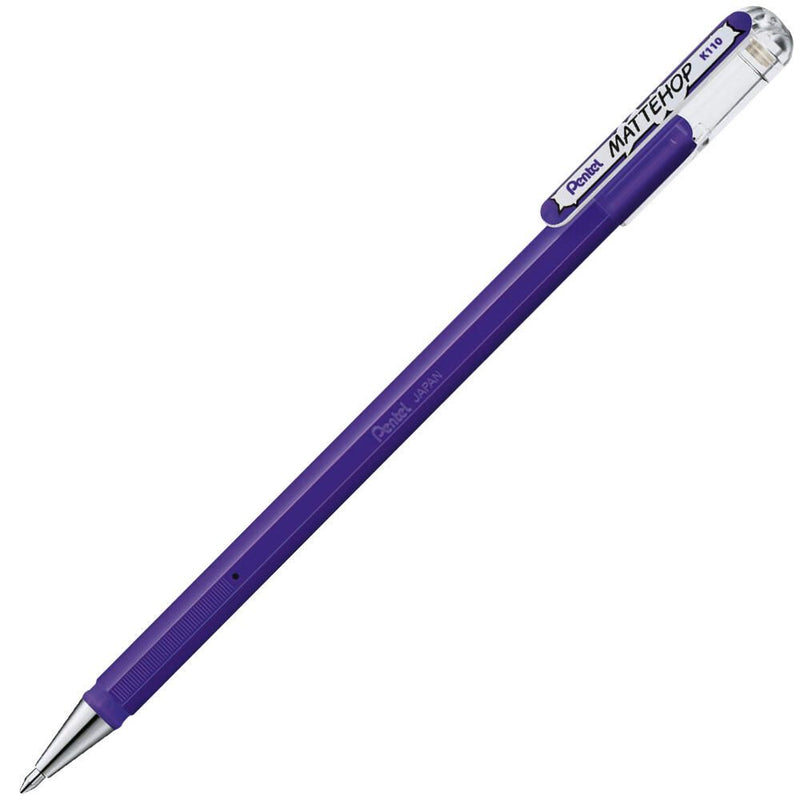Pentel Mattehop Gelschreiber 0.5 mm, Schreibfarbe: Lila