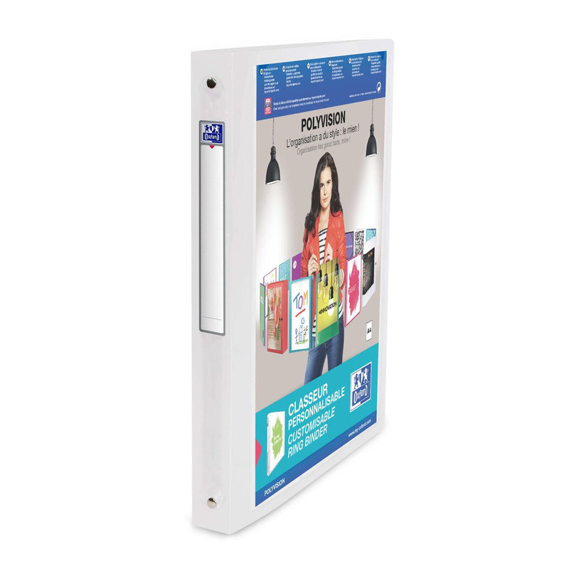 OXFORD Präsentationsringbücher 4-Ringe DIN A4 30 cm transparent