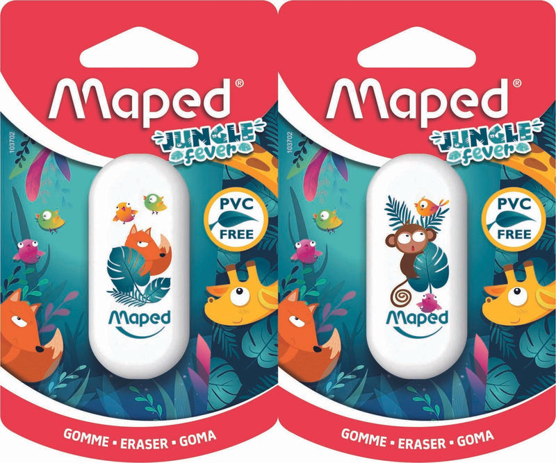 maped JUNGLE fever Radiergummi weiß