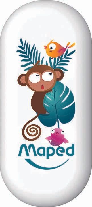 maped JUNGLE fever Radiergummi weiß
