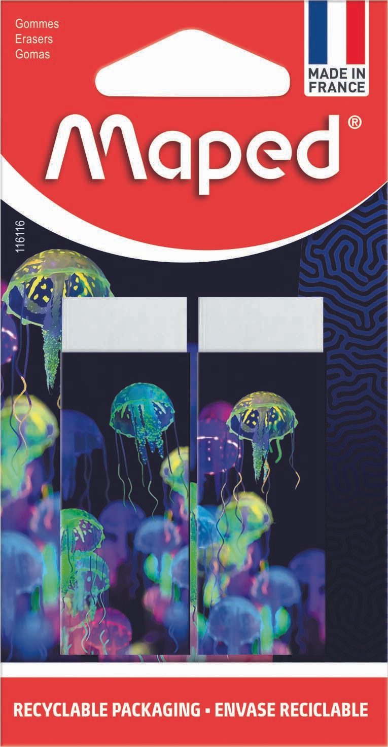 maped Deepsea Paradise Radiergummis weiß