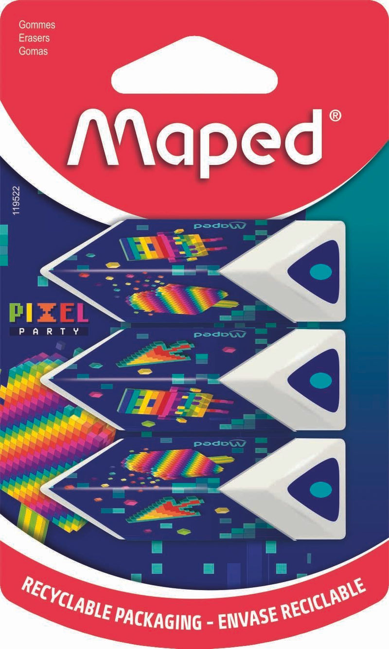 maped PIXEL PARTY Radiergummis weiß