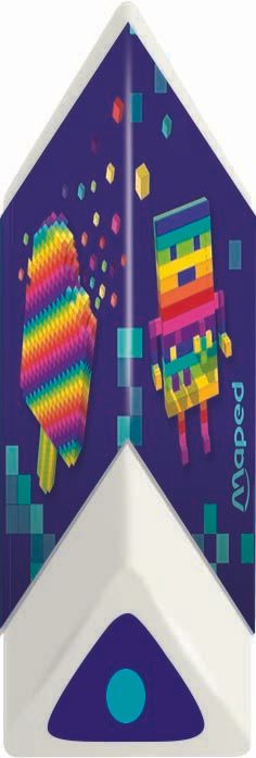 maped PIXEL PARTY Radiergummis weiß