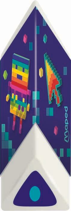maped PIXEL PARTY Radiergummis weiß