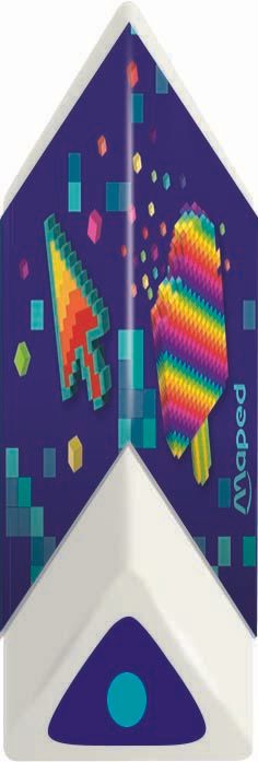 maped PIXEL PARTY Radiergummis weiß