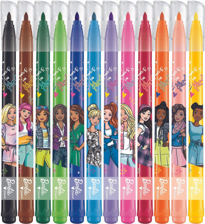 maped Filzstifte Barbie Mehrfarbig