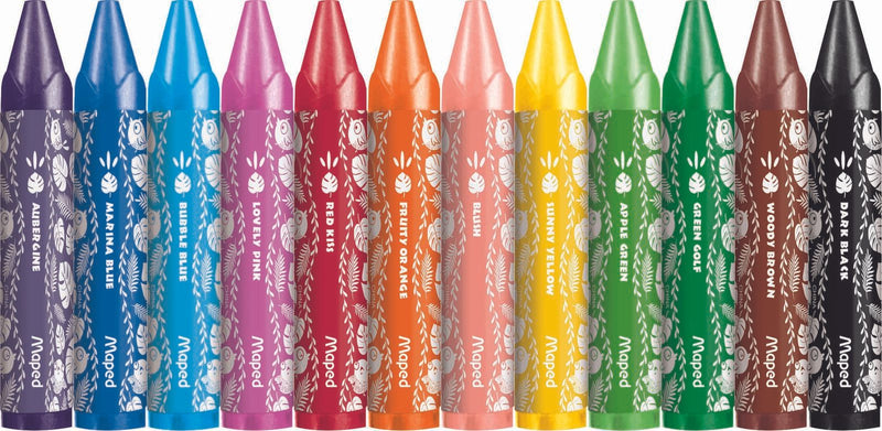 maped JUNGLE fever Jumbo Wachsmalstifte 12St.