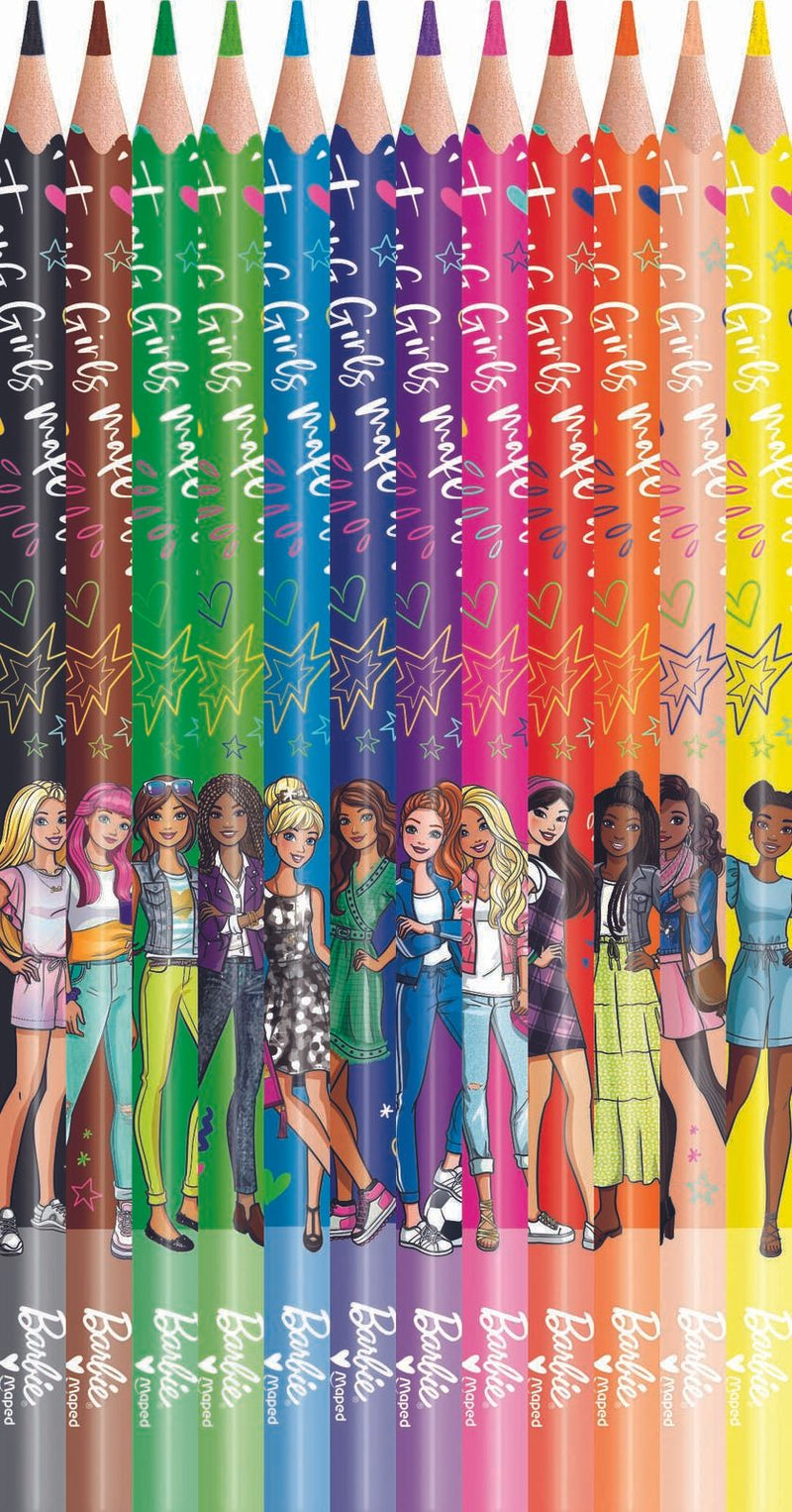 maped Buntstifte Barbie Mehrfarbig