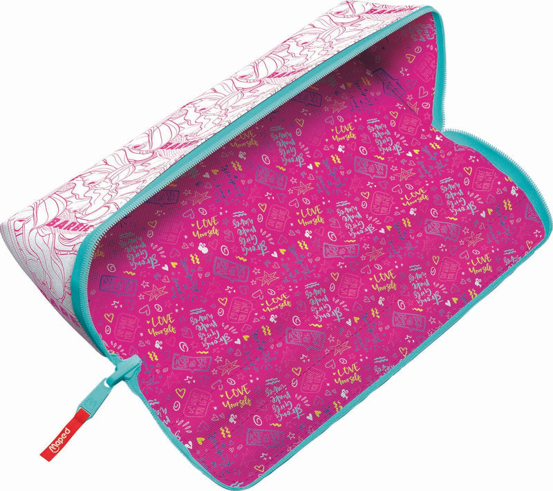 maped Federmäppchen pink/weiß